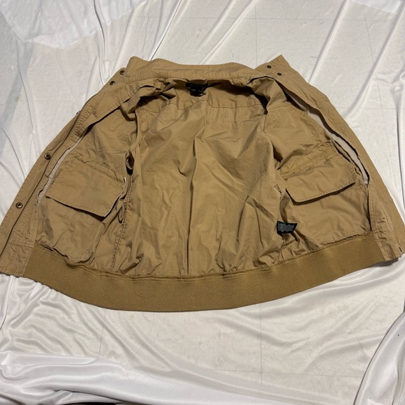 Lauren Ralph Lauren Kaki Pocket Safari Hunt Fish Photography Cargo Vest sz L - Picture 3 of 16